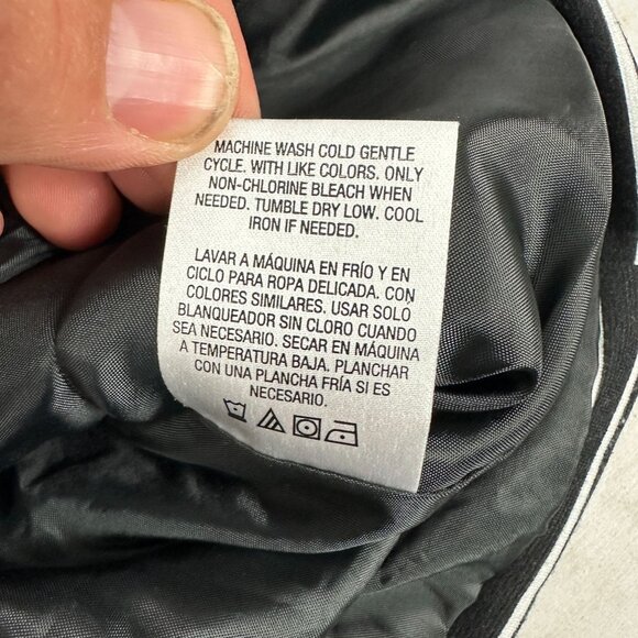 Covington Womens Black & White Striped Blazer Size Large Polyester Blend - Picture 5 of 5